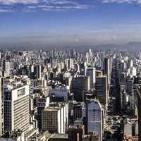 Panoramic View of Sao Paulo, Brazil