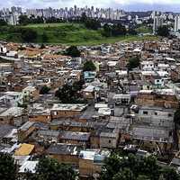 Slum in Sao Paulo, Brazil