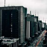Streets and buildings of Sao Paulo, Brazil