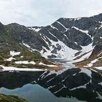 Mountain landscape and reflections in Bulgaria