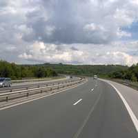 Trakia motorway in Bulgaria