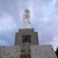 Virgin Mary monument in Haskovo, Bulgaria