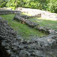 Walls of the Roman fortress Sexaginta Prisca in Bulgaria