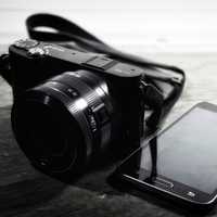 Camera with smartphone