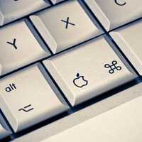 Closeup of keyboard keys