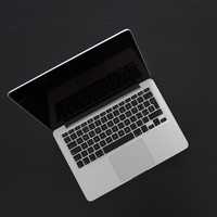 Laptop Computer with black screen