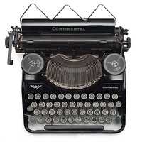 Old Black Typewriter