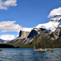 Lake Minnewanka Scenic landscape in Banff National Park, Alberta, Canada