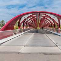 Bridge Across the river in Calgary, Alberta, Canada