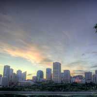 Downtown skyline of Edmonton