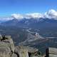 Jasper from the Whistlers Mountain in Alberta, Canada