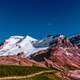 Mount Athabasca landscape in Jasper National Park in Alberta, Canada