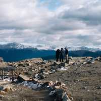 Scenic View of the Mountaintop at Jasper National Park, Alberta, Canada