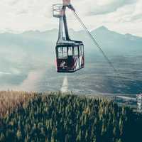 Sky Tram at Jasper National Park, Alberta, Canada