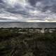 Scenic landscape under the clouds at Lesser Slave Lake