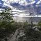 Skies and Sunset with clouds on Lesser Slave Lake