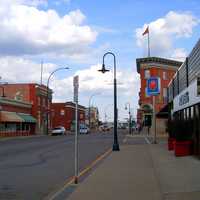 Lacombe Downtown in Alberta, Canada