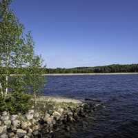 Lakeshore and landscape at Hutch Lake