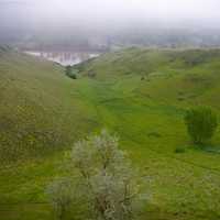 River Valley landscape in Alberta