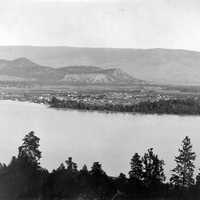Landscape of Kelowna, 1909  in British Columbia, Canada