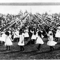 May Day celebrations in 1913 in New Westminster British Columbia, Canada