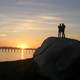 White Rock sunset Scenic in British Columbia, Canada