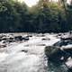 Creek and Rapids at Stanley Park in Vancouver, British Columbia, Canada