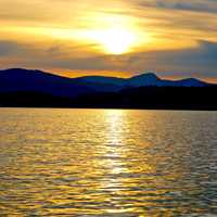 Sunset over Vancouver Bay