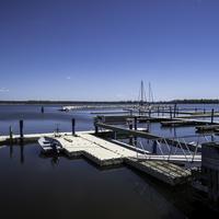 Boat Docks on Lake Winnipeg at Hecla Provincial Park