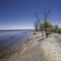 Shoreline of Lake Winnipeg at Hecla Provincial Park