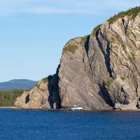 Ocean and Rock Cliff