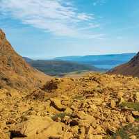 Tablelands rocky landscape and mountains