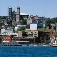 Basilica on the shoreline in St. John's