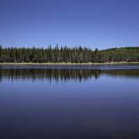 Across the lake landscape on the Ingraham Trail