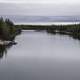 Channel flowing into Great Slave Lake at Dettah