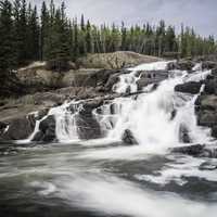 Full View of Cameron Falls on the Ingraham Trail