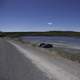 Ingraham Trail going by Prosperous Lake