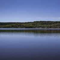 Lake and shoreline landscape on the Ingraham Trail