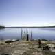 Looking across Pontoon lake on the Ingraham Trail