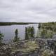 Overlook on the landscape of Tibbit lake, Ingraham Trail