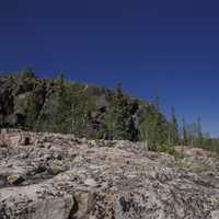 Top of the Rock Cliff on the Vee lake trail