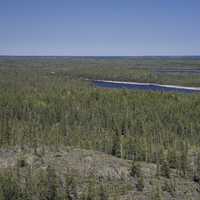 Two Lakes in the Pine Forest on the Ingraham Trail