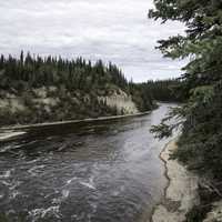 Landscape Scenery of the Kakisa River