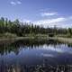Pond Landscape at the Welcoming Center, Northwest Territories