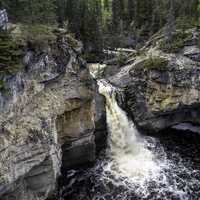 Waterfall Scenery at McNallie Creek Territorial Park