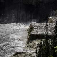 Far Off View of Louise Falls