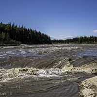 Water going into Alexandria Falls