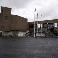 City Hall front in Yellowknife