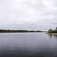 Prince of Wales Northern Heritage Center across Frame Lake