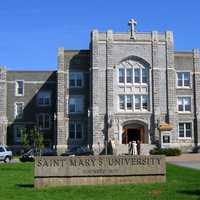 Saint Mary's University, main entrance in Halifax, Nova Scotia, Canada